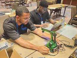 Robotic Arm Academy session